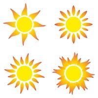 Yellow Sunburst with Radiant Glow and Sparkling Flash vector