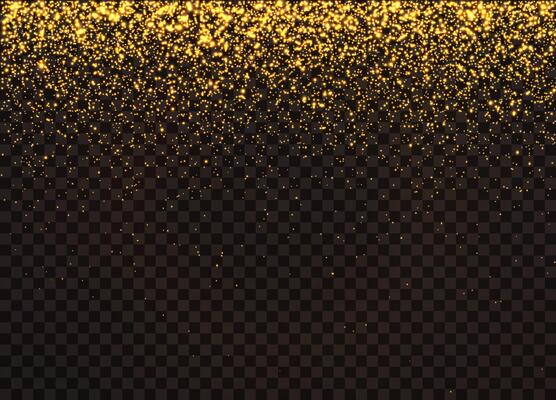 Shimmering stars and glowing light effects for holiday designs