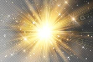 Set of shining stars and glittering dust particles vector
