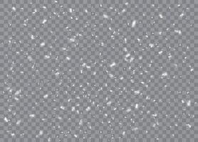 Sparkling Christmas snowflakes on a wintery backdrop vector