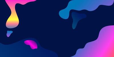 abstract background with colorful liquid dripping on it vector