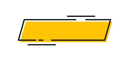Futuristic lower third interface illustration. overlay element. vector