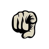 Hand pointing index finger for attention or instruction vector