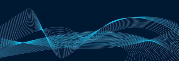 Blue wave curvy Background illustration. Blue Backgrounds creative design vector