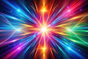 vivid colors, bright, vibrant hues, illuminating, shiny, vivid, colorful abstract, luminous, sparkling, energy, Abstract shiny colorful energy background seen from a high angle photo