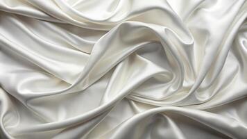 Clean white textile background of silk cloth texture with a high angle view, texture, pattern, fabric,clean, silk cloth, background, textile photo