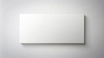white, eye level, stock photo, wide, horizontal, blank box, rectangle, White wide horizontal rectangle blank box from side far angle Eye Level photo