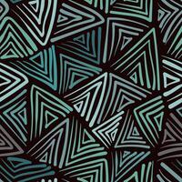 Geometric Elegance Hand-Drawn Triangle Pattern vector