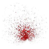 Red Eruption Splash, A Burst of Red vector