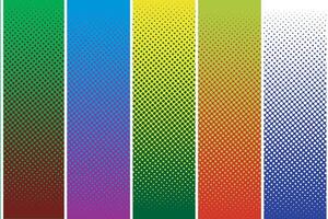 Modern halftone background with roll up box for text, photo or design background. vector