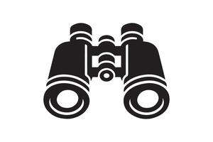 binoculars illustration on white background vector