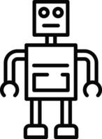 Rounded Stroke Toy Icon vector