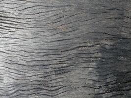 A close-up image of the surface of aged wood, revealing a rich and intricate pattern of grain and knots. photo