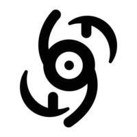 Athenaeum sigil icon in filled style vector