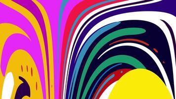 Abstract background colorful fluid and liquid psychedelic motion video