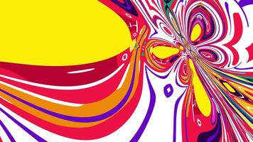 Abstract background colorful fluid and liquid psychedelic motion video