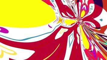 Abstract background colorful fluid and liquid psychedelic motion video