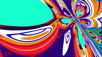 Abstract background colorful fluid and liquid psychedelic motion video