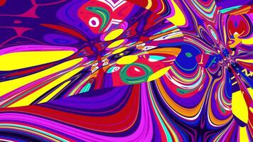 Abstract background colorful fluid and liquid psychedelic motion video