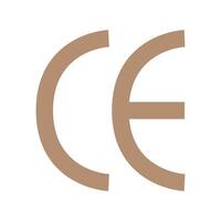 Conformite Europeenne CE symbol, indicates that a product has met European Union safety, health, and environmental requirements vector