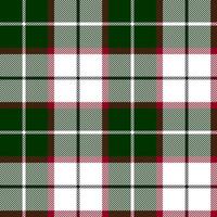 Green red check plaid texture seamless pattern vector