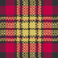 Pixel background design. Modern seamless pattern plaid. Square texture fabric. Tartan scottish textile. Beauty color madras ornament. vector