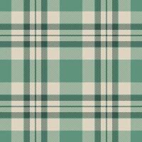 Plaid seamless pattern in green. Check fabric texture. textile print. vector