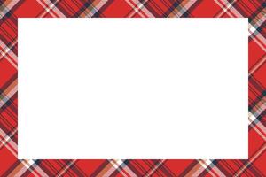 Rectangle borders and Frames . Border pattern geometric vintage frame design. Scottish tartan plaid fabric texture. Template for gift card, collage, scrapbook or photo album and portrait. vector