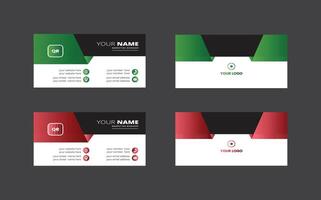 modern business card design template vector