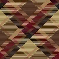 Seamless pattern of scottish tartan plaid. Repeatable background with check fabric texture. backdrop striped textile print. vector