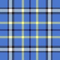 Pixel background design. Modern seamless pattern plaid. Square texture fabric. Tartan scottish textile. Beauty color madras ornament. vector