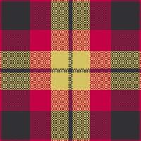 Pixel background design. Modern seamless pattern plaid. Square texture fabric. Tartan scottish textile. Beauty color madras ornament. vector