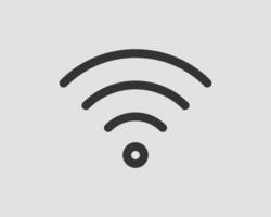 Free wi fi icon. Connection zone wifi symbol. Radio waves signal. vector