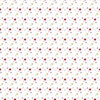 Hearts seamless pattern. Pink background with heart. Love template for walentines day or wedding. Print or web flat design. vector