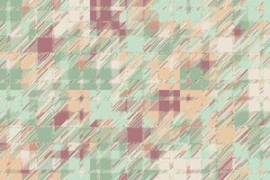 Modern glitch background. Color geometric abstract pattern . vector
