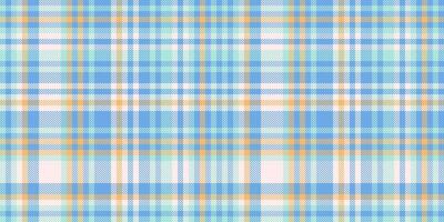 Repeatable patterns seamless plaid pattern, length texture textile . Collage check tartan background fabric in cyan and linen colors. vector