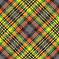 Seamless pattern of scottish tartan plaid. Repeatable background with check fabric texture. backdrop striped textile print. vector