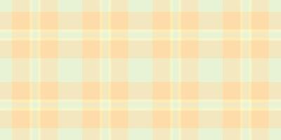 Customized fabric plaid background, famous pattern textile check. Marriage seamless texture tartan in light and navajo white colors. vector