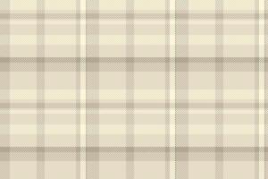Stylish check seamless pattern, 50s background plaid fabric. 1940s tartan textile texture in light and pastel colors. vector