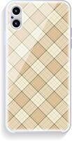 Smartphone cover design mockup. Template geometric pattern for mobile phone back part. Flat design. vector