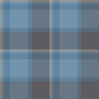 Plaid seamless pattern in blue. Check fabric texture. textile print. vector