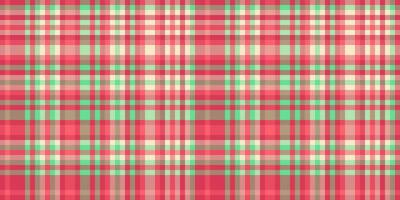 Xmas background seamless pattern, kingdom texture tartan check. Plain plaid fabric textile in red and blanched almond colors. vector