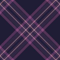 Fabric texture tartan of check background textile with a plaid pattern seamless. vector