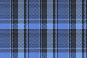 Conceptual pattern textile, official seamless fabric texture. Father tartan check background plaid in dark and blue colors. vector