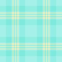 Scrapbook tartan textile , tile background fabric seamless. Duvet check texture plaid pattern in teal and light colors. vector