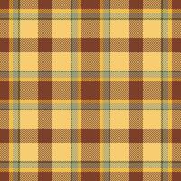 Plaid seamless pattern in orange. Check fabric texture. textile print. vector