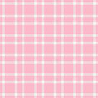 Korean tartan pattern texture, best seamless fabric. 20s plaid check background textile in light and honey dew colors. vector