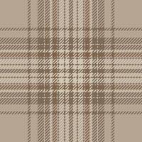 Plaid check pattern. Seamless fabric texture. Tartan textile print. vector