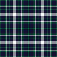 Plaid seamless pattern in blue. Check fabric texture. textile print. vector