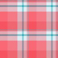 Eps background tartan plaid, stylish check seamless. Graph texture fabric textile pattern in red and light colors. vector